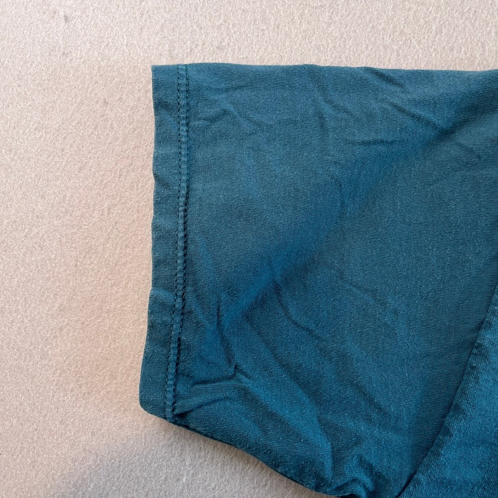 Vintage Jerzees Las Vegas Cactus Southwestern‎ Embroidered T Shirt Large Teal - Picture 7 of 7